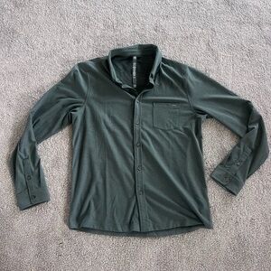 Vuori Men's Forest Green Shirt Jacket